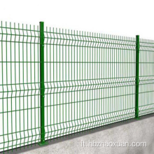 Fence a rete a filo curva 3D saldato